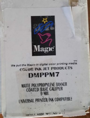 60&#034; x 60&#039; Magic InkJet Matte Polypropylene Banner for Wide Format Printers