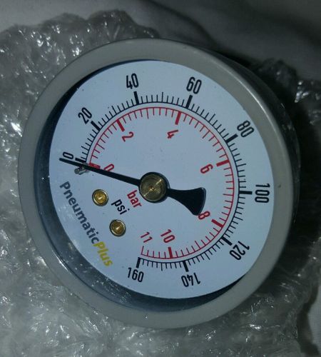 PneumaticPlus PSB20-160CP Air Pressure Gauge for Air Compressor WOG Water Oil 2&#034;