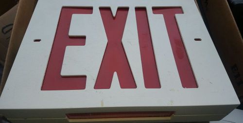 Exit Sign- Red Letter