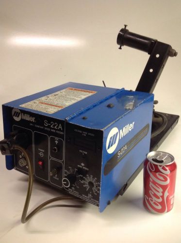 Miller s-22a constant speed 24volt wire feeder mig welding great shape for sale