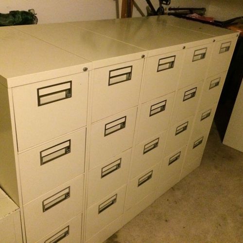 5 SteelCase File Cabinets