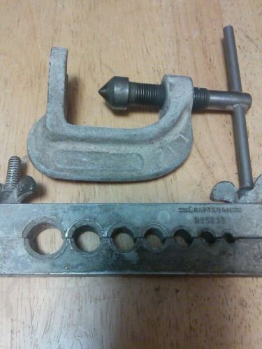 Vintage Craftsman flaring tool -- handles 7 sizes of pipe