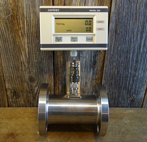 Contrec 202Di.20 Programmable with Apollo Stainless RN4 Axial Turbine Flowmeter