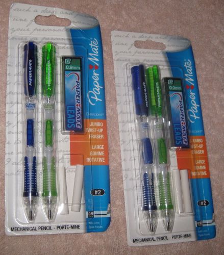 TWO twin packs... PaperMate Clearpoint Mechanical Pencils, 0.9 mm