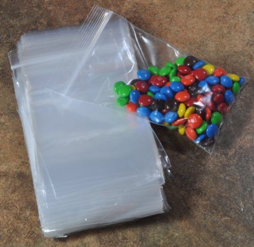 100 CLEAR Reclosable Zipper Bag. 4&#039;&#039; x 6&#039;&#039; - 2 mil. thick New