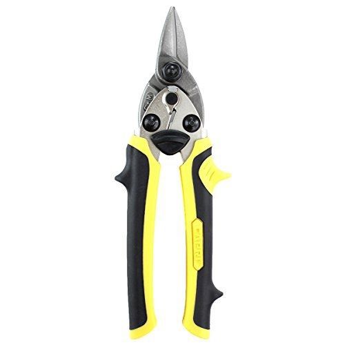 Capri tools 40208 aviation tin snips, 7&#034;, straight, yellow/black for sale