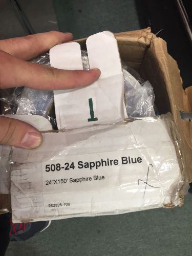 1 Roll Vinyl 24 &#034; x 150 Feet Sign Plotter Film Sapphire Blue  508-24  Shinerite
