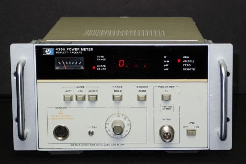 Hp keysight 436a power meter with opt. 022 gpib for sale