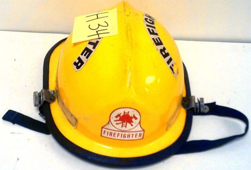 Firefighter Bunker Turn Out Gear Cairns N660 Yellow Helmet &#034;Firefighter&#034; H34