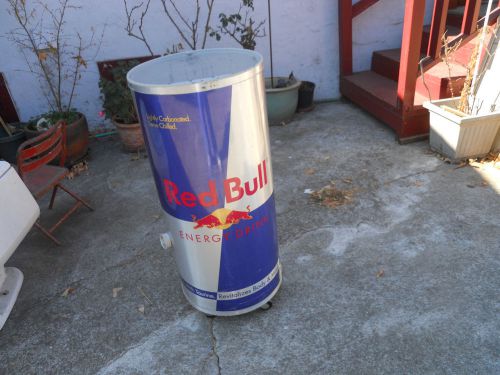 Red Bull Barrel Cooler with Rolling Wheels &amp;Cover 35X52X17