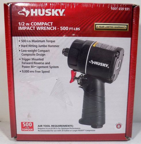 Husky 1/2&#034; Drive Impact Wrench 500 Ft-Lbs