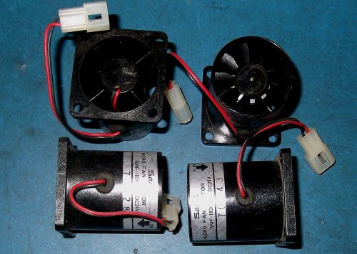 4PC 24VDC 40MM TUBEAXIAL MICRO FAN LOT - SMF-1836MA - NOS