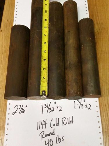 SCRAP SALE ! 1144 Cold Finished ROUNDS 2-3/16&#034;, 1-31/32&#034;, 1-3/4&#034;  STEEL SHORTS