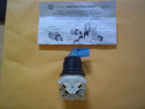 Square d 9001 type ka-1 series j 2 position selector switch nos for sale