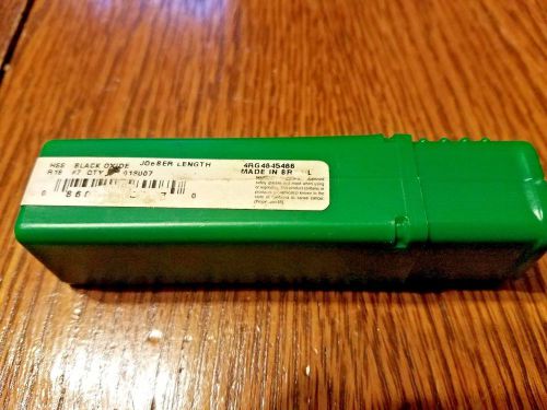 Precision Twist Drill 018007, #7, HSS, Jobber Length Drill Bits - 8 each