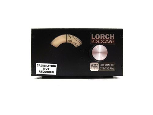 Lorch Microwave 5TF-375/750-5S Tunable Bandpass Filter 375-750 MHz SMA Female
