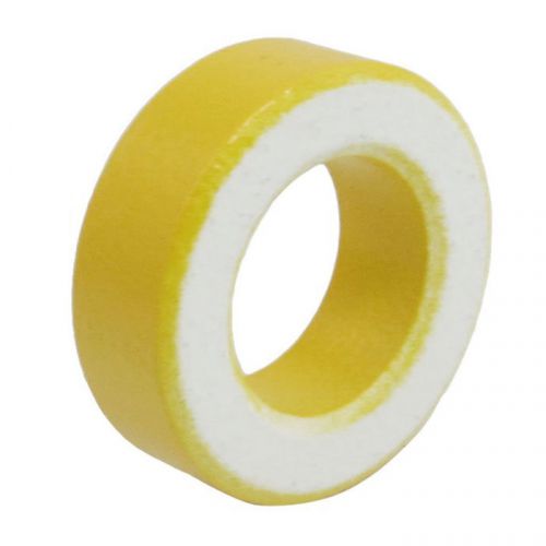 2 Pcs 33mm x 19mm x 11mm Yellow White Iron Core Ferrite Rings Toroid  YM