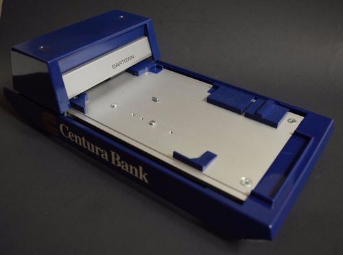 Centura Bank Bartizan Addressograph Credit Debit Card Flatbed Manual Imprinter
