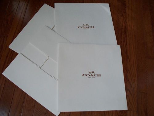 Lots of 2 Pcs Coach Gift Boxes, Size Large: 14x14x5.5&#034;