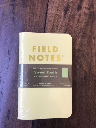 Field Notes Sweet Tooth Edition Sealed 3 Pack