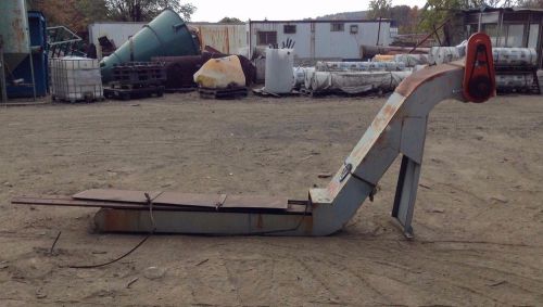 Jorgenson hinged steel belt chip conveyor 12.5&#034; pitch 11.5&#034; belt width- parts for sale