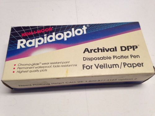 4 Pack Pens - Archival DPP - Rapidoplot - Black - 0.50mm E - 6820-01M 0.50mm E