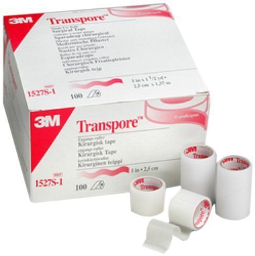 3m transpore tape 1527s-1 (pack of 100) date 2021-4 for sale