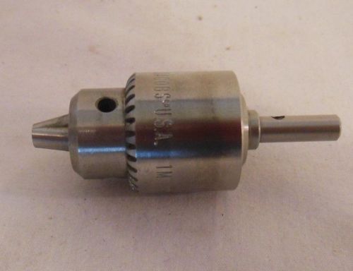 Jacobs Chuck Stainless, No 1M 0-1/4” 0-6.5mm, Made in USA