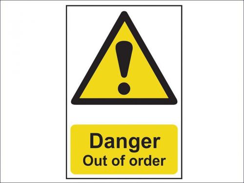 Scan - Danger Out Of Order - PVC 200 x 300mm