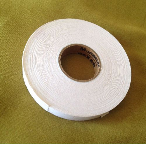 1 One Roll Monarch Series 1100  Labels Plain White Tamper Resistant Free Ship
