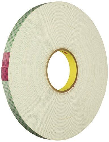 Tapecase 0.75&#034; width x 36yd length (1 roll), converted from 3m 4016 white foam for sale