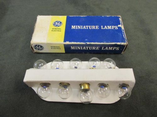 Lot of (10) NEW GE 55 Miniature Lamps Light Bulbs