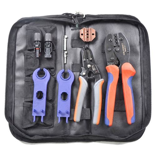 AGPV-1A MC3 MC4 Solar Panel Crimping Tool Kits For Solar Cable System