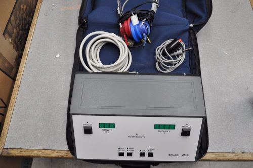 EXCELLENT Maico MA39 Audiometer Portable w/ Headphones Manual Good Clean Tested
