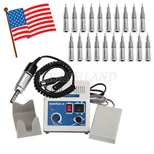 USA! Dental Lab Marathon Electric Micro Motor + 20* Low Speed Straight Handpiece