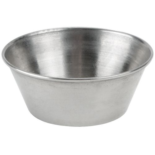 1.5 oz. Stainless Steel Round Sauce Cup - 36/Pack