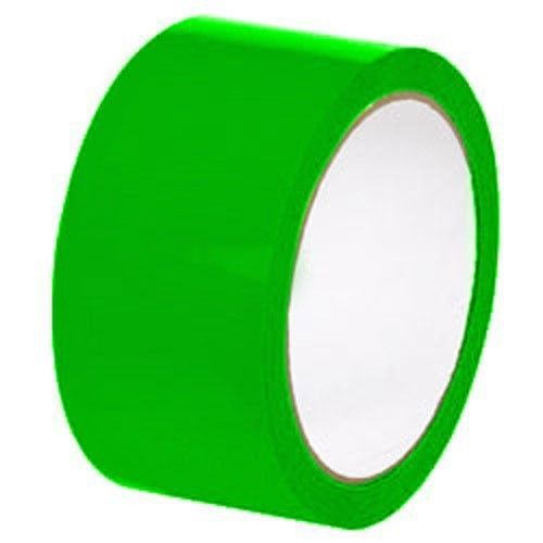 6 Rls Green Color Packing Tape Carton Sealing Shipping Tapes 2&#034; x 1000 Yds 2 Mil
