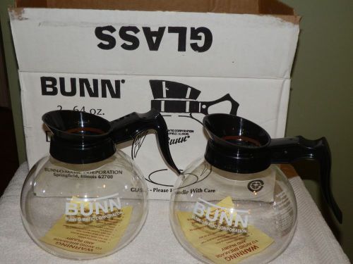 Coffee Pot Decanter for Bunn 64oz. Commercial Case of 2 Glass Coffee Pots