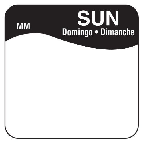 Daymark safety systems daymark it1100347 movemark day of the week trilingual for sale