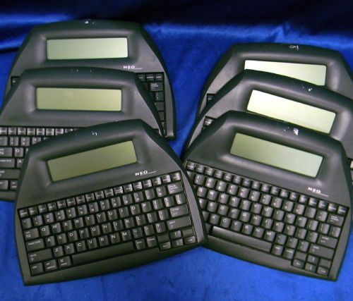 AlphaSmart Learning Neo Portable Word Processor Keyboard 6pc Lot