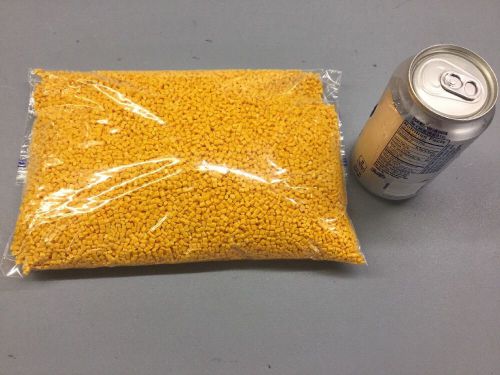 2 LBS, YELLOW PC/ABS PLASTIC PELLETS Can be used in a Cat Genie, Bean toss bags