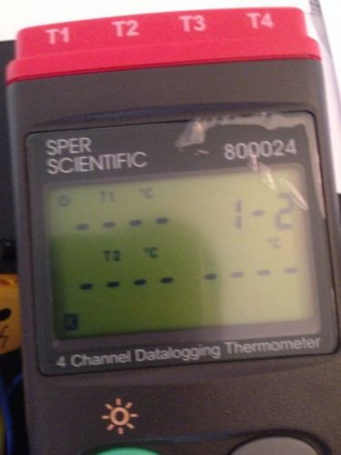 Sper Scientific 800024 * 4 Channel Datalogging Thermometer