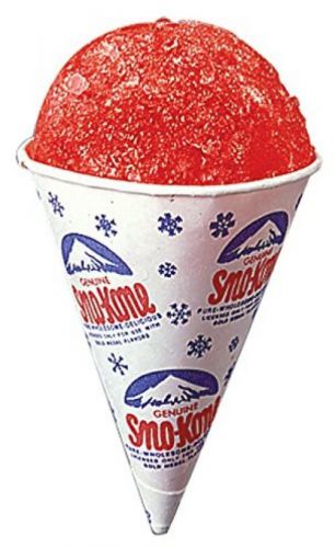 6oz snow cone cups quantity: 1000 for sale