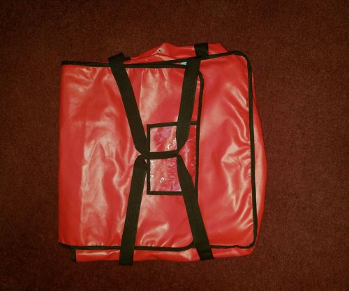 Choice 20&#034; x 20&#034; x 12&#034; Durable Vinyl Insulated Pizza Food Delivery Bag