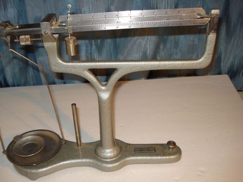 W,M. WELCH SCIENTIFIC COMPANY TRIPLE BEAM GRAM SCALE STAINLESS
