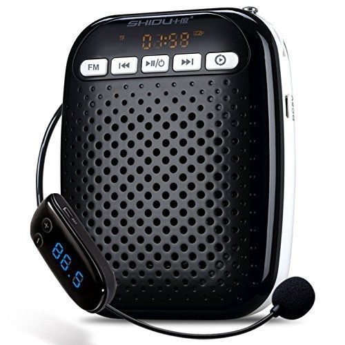 Zoweetek® Mini Light Voice Amplifier with Wireless Microphone FM Stereo Radio