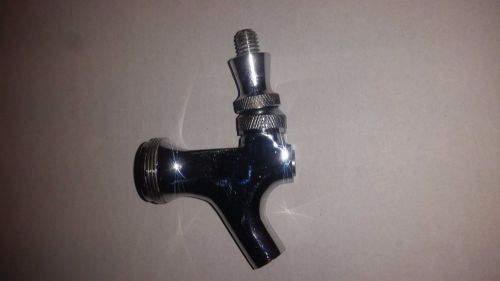 Draft Beer Faucet for Kegerator or Tap Wall - Polished Chrome FREE SHIPPING
