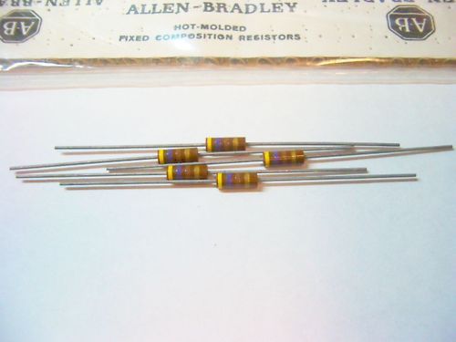 Allen Bradley Carbon Comp Resistor assortment for laytontsang