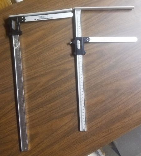 Lot of Two (2) Radiation Products Design X-Ray Calipers