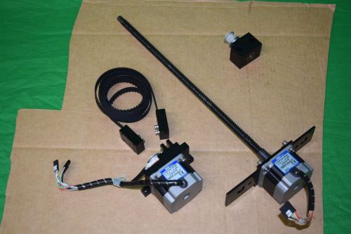 Lot of 2 ead stepping motor 3.9 a 1.8 deg lh2318-55 with accessories for sale